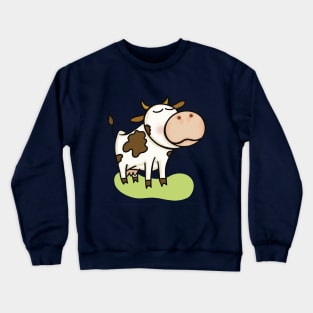 Sniffing Cow Crewneck Sweatshirt